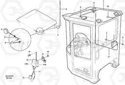 104086 Voltage converter and cable harness for radio. L180D HIGH-LIFT, Volvo Construction Equipment