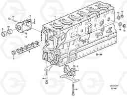 24332 Cylinder block L330D, Volvo Construction Equipment