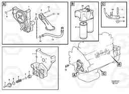 86976 Lubricating oil system L330D, Volvo Construction Equipment