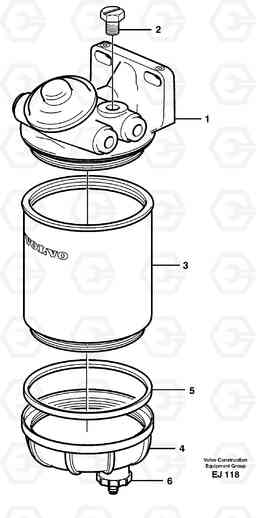 22605 Water separator L330D, Volvo Construction Equipment