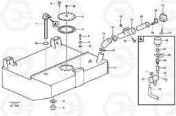 81903 Fuel tank with fitting parts L330D, Volvo Construction Equipment