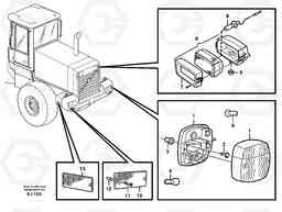 15284 Lighting, rear L330D, Volvo Construction Equipment
