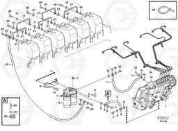 27017 Fuel pipes, injection pump - fuel filter - fuel injector L330D, Volvo Construction Equipment