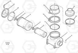 20864 Air filter L330E, Volvo Construction Equipment
