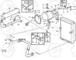 59257 Expansion tank with fitting parts L330D, Volvo Construction Equipment