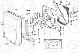 59258 Fan and fan shroud L330D, Volvo Construction Equipment