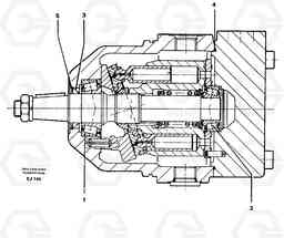 15266 Hydraulic motor L330D, Volvo Construction Equipment