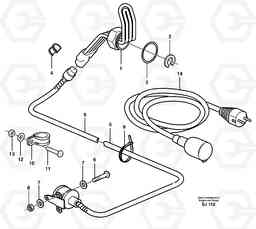 27018 Engine heater L330D, Volvo Construction Equipment