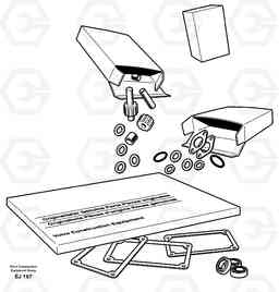 59252 Repair kits for engine L330D, Volvo Construction Equipment