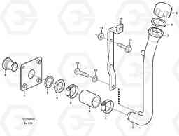 85436 Filler pipe L330D, Volvo Construction Equipment