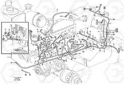 47278 Cable harnesses, rear L330D, Volvo Construction Equipment