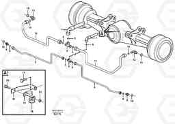 56105 Brake cooling system: rear lines L330D, Volvo Construction Equipment