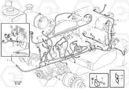 27021 Rear cable harness with assembly parts L330D, Volvo Construction Equipment