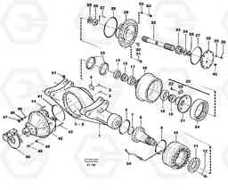 31518 Axle, front L330D, Volvo Construction Equipment