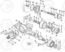 31520 Axle, rear L330D, Volvo Construction Equipment