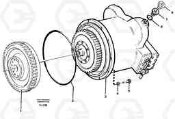 45331 Torque converter, mounting L330D, Volvo Construction Equipment