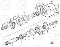 16122 Support bearing L330D, Volvo Construction Equipment