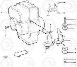 16119 Gear box housing with fitting parts L330D, Volvo Construction Equipment