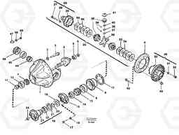 85300 Differential carrier, forward L330D, Volvo Construction Equipment