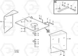 86609 Hatches, hydraulic fluid tank L330D, Volvo Construction Equipment