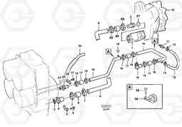 85834 Transmission: Suction- and return pipes L330D, Volvo Construction Equipment