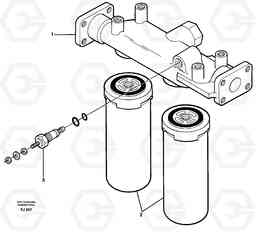 16726 Transmission filter L330D, Volvo Construction Equipment
