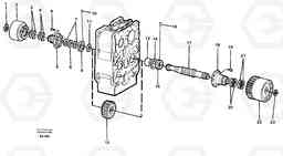16109 Clutch shaft, 1st & 3rd L330D, Volvo Construction Equipment
