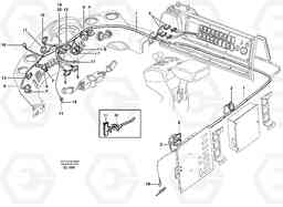 61988 Cable harness, panel L330D, Volvo Construction Equipment