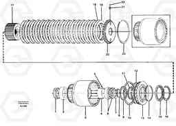 61751 Clutch drum, Forward & reverse L330D, Volvo Construction Equipment