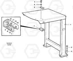 34599 Roll-over bar L330D, Volvo Construction Equipment