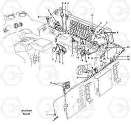 61987 Cable harnesses, control panel L330D, Volvo Construction Equipment