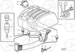 57169 Cable harnesses, servo valve. L330E, Volvo Construction Equipment