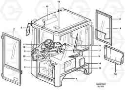 25692 Drivers cab L330E, Volvo Construction Equipment