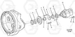 11164 Transmission oil pump andpump drive L330D, Volvo Construction Equipment