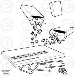 86457 Repair kits for engine L180F HL HIGH-LIFT, Volvo Construction Equipment