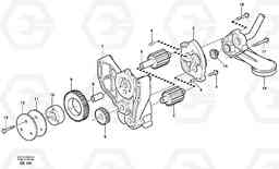 40589 Oil pump L220E SER NO 2001 - 3999, Volvo Construction Equipment