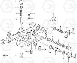 56175 Oil filter housing L220E SER NO 2001 - 3999, Volvo Construction Equipment