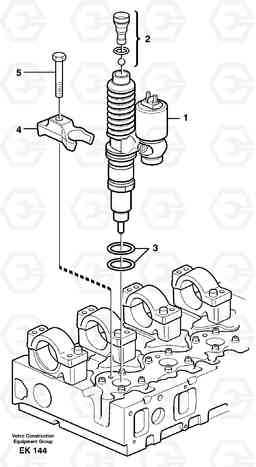 19010 Injector L220E SER NO 2001 - 3999, Volvo Construction Equipment