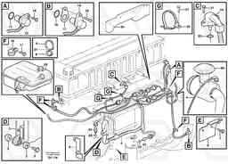 43812 Cable harness, engine ECU L220E SER NO 2001 - 3999, Volvo Construction Equipment