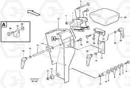 90989 Armrest L110E S/N 1002 - 2165 SWE, 60001- USA,70201-70257BRA, Volvo Construction Equipment