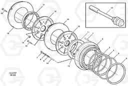 10179 Disc brake, front. L220E SER NO 4003 - 5020, Volvo Construction Equipment