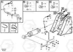 85419 Bucket positioner and boom kickout L220E SER NO 4003 - 5020, Volvo Construction Equipment