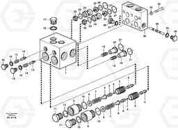 73516 Shift valve L220E SER NO 2001 - 3999, Volvo Construction Equipment