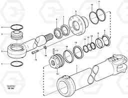 6834 Hydraulic cylinder L220E SER NO 4003 - 5020, Volvo Construction Equipment