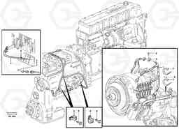 39736 Cable harness for transmission with assembly parts. L220E SER NO 2001 - 3999, Volvo Construction Equipment