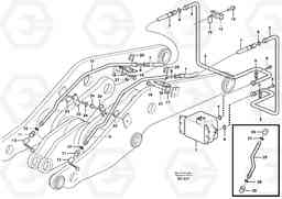 81586 Pressure lines, 3rd function. L220E SER NO 2001 - 3999, Volvo Construction Equipment