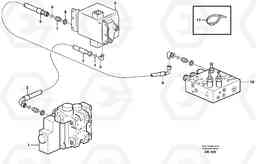 8173 Load sensing line, 3rd and 4th function. L220E SER NO 4003 - 5020, Volvo Construction Equipment