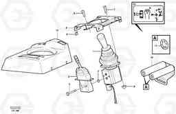 17707 Servo valve with fitting parts. L220E SER NO 2001 - 3999, Volvo Construction Equipment