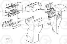 43815 Cover for servo valve to 3rd and 4th hydraulic function. L220E SER NO 2001 - 3999, Volvo Construction Equipment