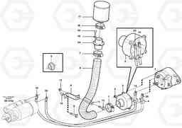 53337 Alternator, 80A. With fitting parts. L220E SER NO 2001 - 3999, Volvo Construction Equipment